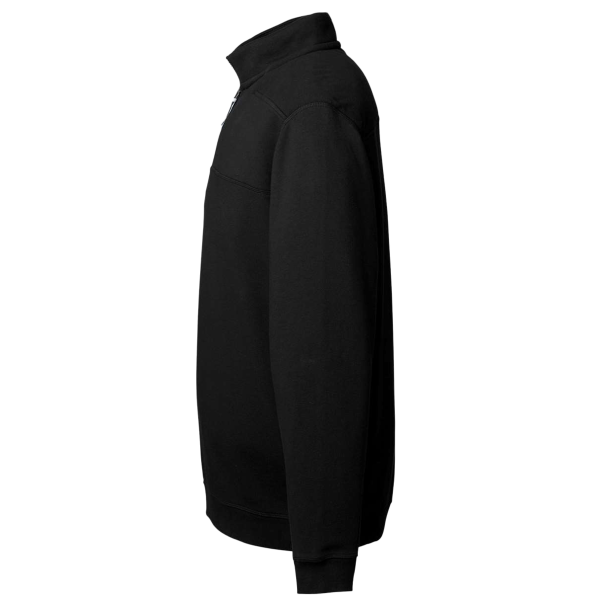 vineyard vines Men's Collegiate Shep Quarter-Zip Sweatshirt, Jet Black, Left Sleeve view