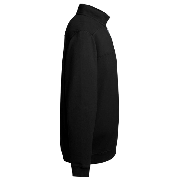 vineyard vines Men's Collegiate Shep Quarter-Zip Sweatshirt, Jet Black, Right Sleeve view