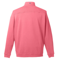 vineyard vines Men's Collegiate Shep Quarter-Zip Sweatshirt, Jetty Red, Back view