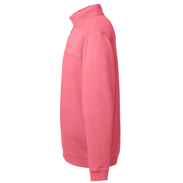 vineyard vines Men's Collegiate Shep Quarter-Zip Sweatshirt, Jetty Red, Left Sleeve view