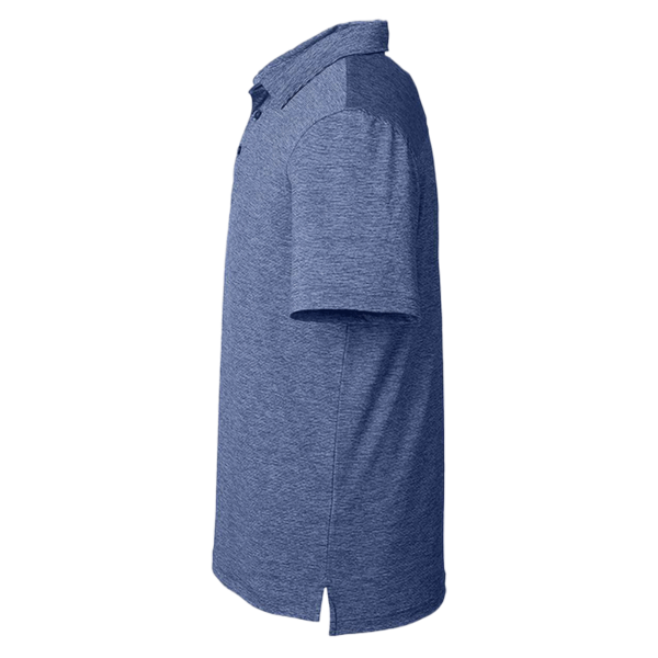 vineyard vines Men's Destin Stripe Sankaty Polo, Blue Depth, Left Sleeve view