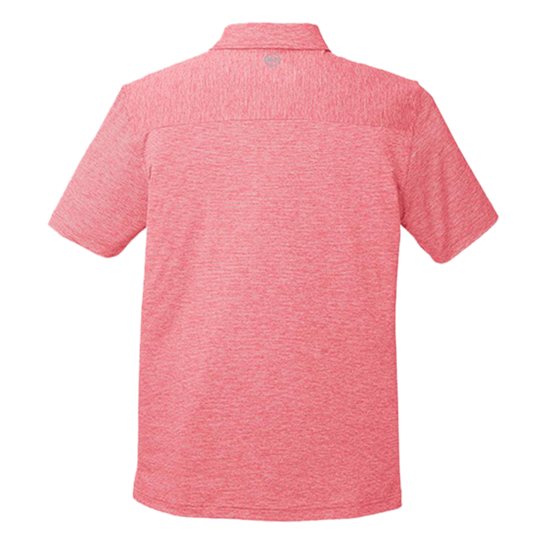 vineyard vines Men's Destin Stripe Sankaty Polo, Lobster Reef, Back view