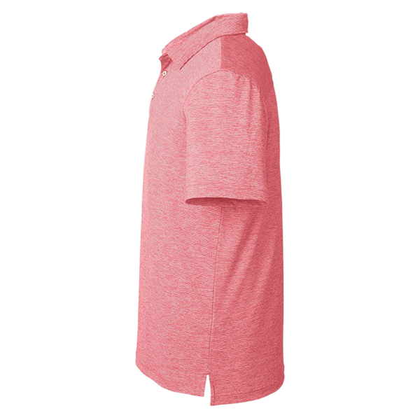 vineyard vines Men's Destin Stripe Sankaty Polo, Lobster Reef, Left Sleeve view