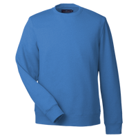 vineyard vines Men's Garment-Dyed Crewneck Sweatshirt, Kingfisher, Front view