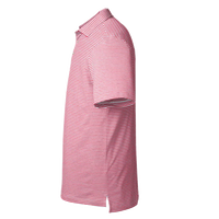 vineyard vines Men's Heathered Winstead Sankaty Polo, Light House Red, Left Sleeve view