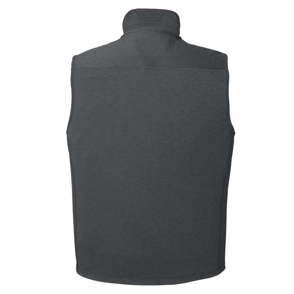 vineyard vines Men's On-The-Go Shep Vest, Jet Black, Back view