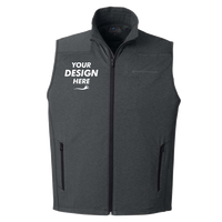 vineyard vines Men's On-The-Go Shep Vest, Jet Black, Front view, Mockup