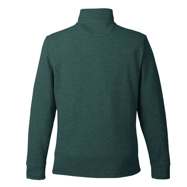 vineyard vines Men's Saltwater Quarter-Zip Pullover, Charleston Green / Charleston Green, Back view