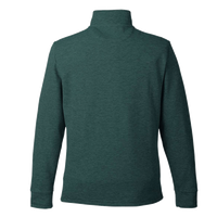 vineyard vines Men's Saltwater Quarter-Zip Pullover, Charleston Green / Charleston Green, Back view