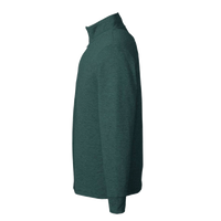 vineyard vines Men's Saltwater Quarter-Zip Pullover, Charleston Green / Charleston Green, Left Sleeve view