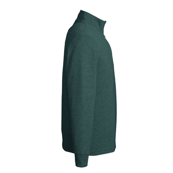 vineyard vines Men's Saltwater Quarter-Zip Pullover, Charleston Green / Charleston Green, Right Sleeve view