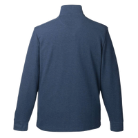 vineyard vines Men's Saltwater Quarter-Zip Pullover, Deep Bay / Deep Bay, Back view