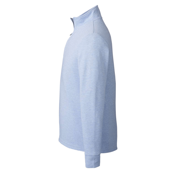 vineyard vines Men's Saltwater Quarter-Zip Pullover, Jake Blue / Jake Blue, Left Sleeve view