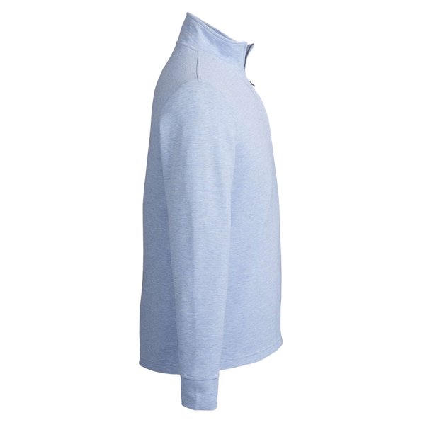vineyard vines Men's Saltwater Quarter-Zip Pullover, Jake Blue / Jake Blue, Right Sleeve view
