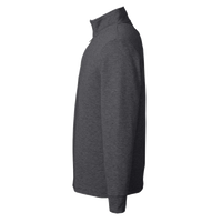 vineyard vines Men's Saltwater Quarter-Zip Pullover, Jet Black / Jet Black, Left Sleeve view