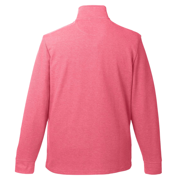 vineyard vines Men's Saltwater Quarter-Zip Pullover, Sailors Red / Sailors Red, Back view