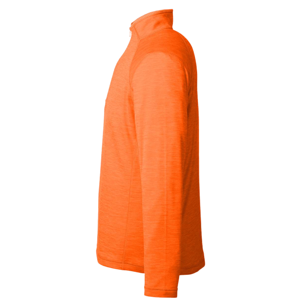 vineyard vines Men's Sankaty Quarter-Zip Pullover, Collegiate Orange, Left Sleeve view