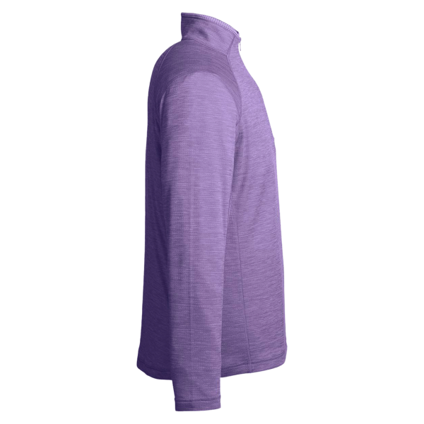 vineyard vines Men's Sankaty Quarter-Zip Pullover, Collegiate Purple, Right Sleeve view