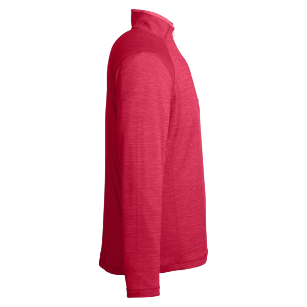 vineyard vines Men's Sankaty Quarter-Zip Pullover, Collegiate Red, Right Sleeve view