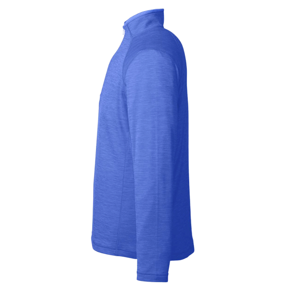 vineyard vines Men's Sankaty Quarter-Zip Pullover, Collegiate Royal, Left Sleeve view