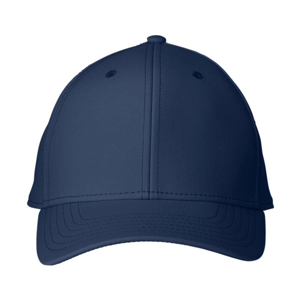 vineyard vines Performance Baseball Cap, Vineyard Navy, Front view