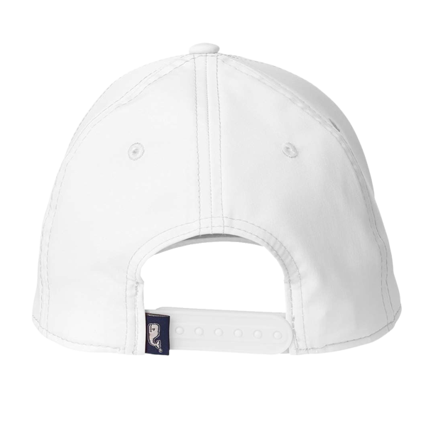 vineyard vines Performance Baseball Cap, White Cap, Back view