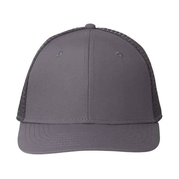 vineyard vines Performance Trucker Cap, Grey Harbor / Grey Harbor, Front view