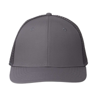 vineyard vines Performance Trucker Cap, Grey Harbor / Grey Harbor, Front view