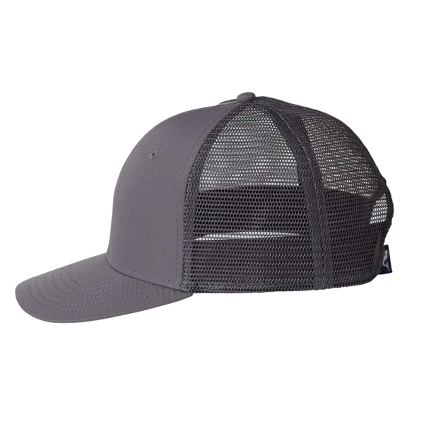 vineyard vines Performance Trucker Cap, Grey Harbor / Grey Harbor, Left Side view