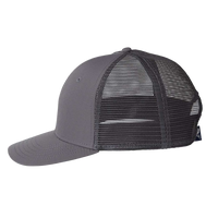 vineyard vines Performance Trucker Cap, Grey Harbor / Grey Harbor, Left Side view