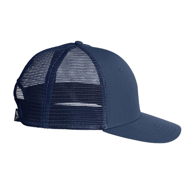 vineyard vines Performance Trucker Cap, Vineyard Navy / Grey, Right Side view