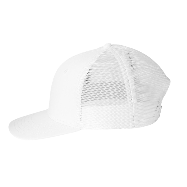 vineyard vines Performance Trucker Cap, White Cap / White Cap, Left Side view