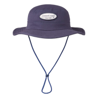 vineyard vines Surf Patch Canvas Bucket Hat, Vineyard Navy, Front view