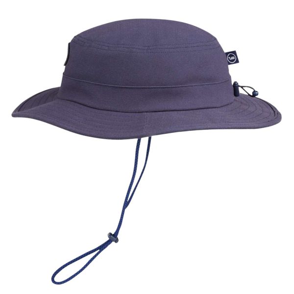 vineyard vines Surf Patch Canvas Bucket Hat, Vineyard Navy, Left Side view