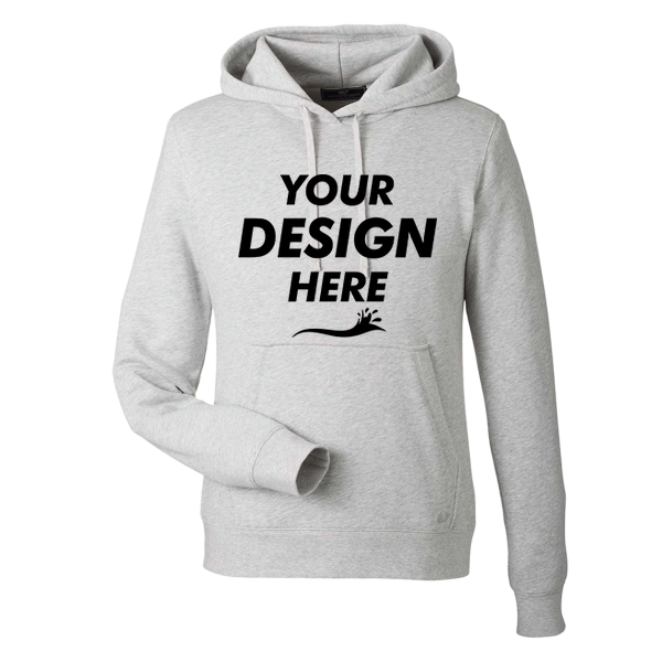 vineyard vines Unisex Hooded Sweatshirt, Grey Heather, Front view, Mockup