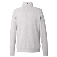 vineyard vines Women’s Collegiate Shep Quarter-Zip Sweatshirt, Grey Heather, Back view