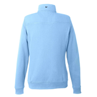 vineyard vines Women’s Collegiate Shep Quarter-Zip Sweatshirt, Jake Blue, Back view