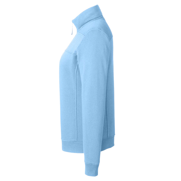 vineyard vines Women’s Collegiate Shep Quarter-Zip Sweatshirt, Jake Blue, Left Sleeve view