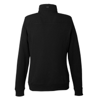 vineyard vines Women’s Collegiate Shep Quarter-Zip Sweatshirt, Jet Black, Back view