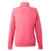 vineyard vines Women’s Collegiate Shep Quarter-Zip Sweatshirt, Jetty Red, Back view