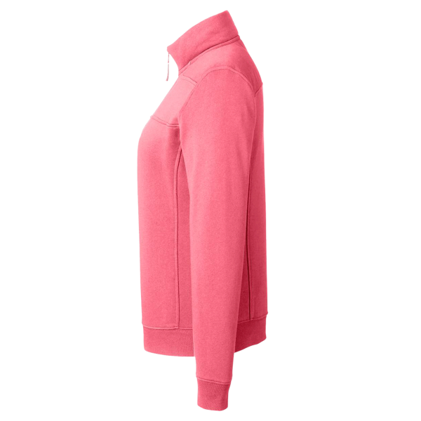 vineyard vines Women’s Collegiate Shep Quarter-Zip Sweatshirt, Jetty Red, Left Sleeve view