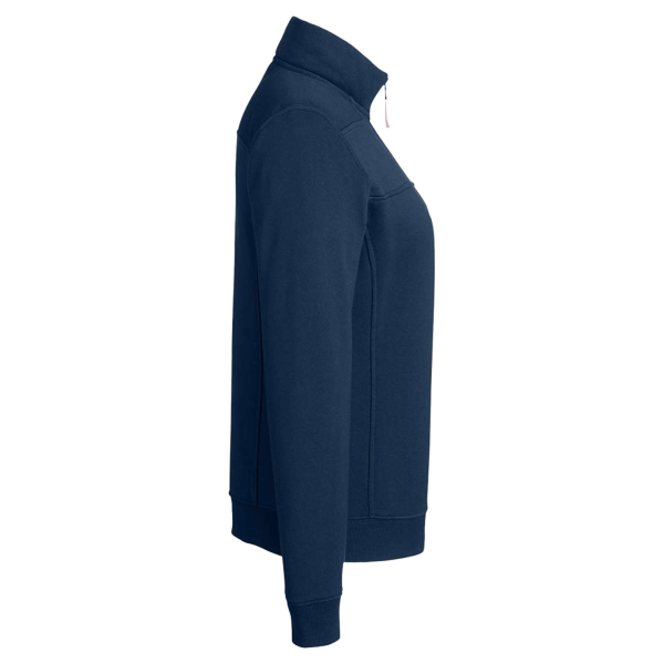 vineyard vines Women’s Collegiate Shep Quarter-Zip Sweatshirt, Vineyard Navy, Right Sleeve view