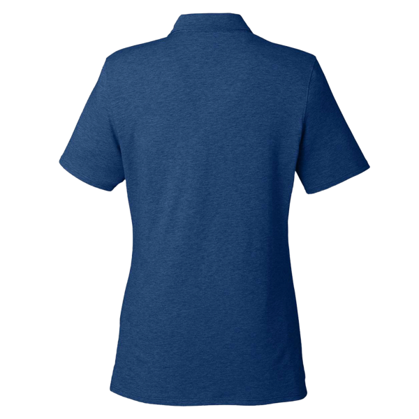 vineyard vines Women's Edgartown Pique Polo, Deep Bay, Back view