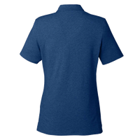 vineyard vines Women's Edgartown Pique Polo, Deep Bay, Back view
