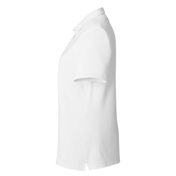 vineyard vines Women's Edgartown Pique Polo, White Cap, Left Sleeve view