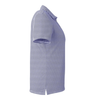 vineyard vines Women's Fanshell Polo, Deep Bay / White Cap, Right Sleeve view