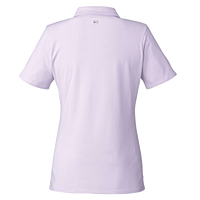 vineyard vines Women's Fanshell Polo, Lavender / White Cap, Back view