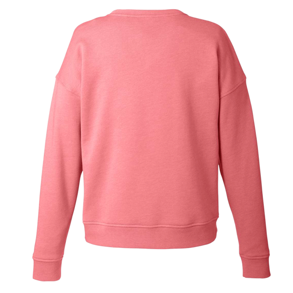 vineyard vines Women's Garment-Dyed Crewneck Sweatshirt, Jetty Red, Back view