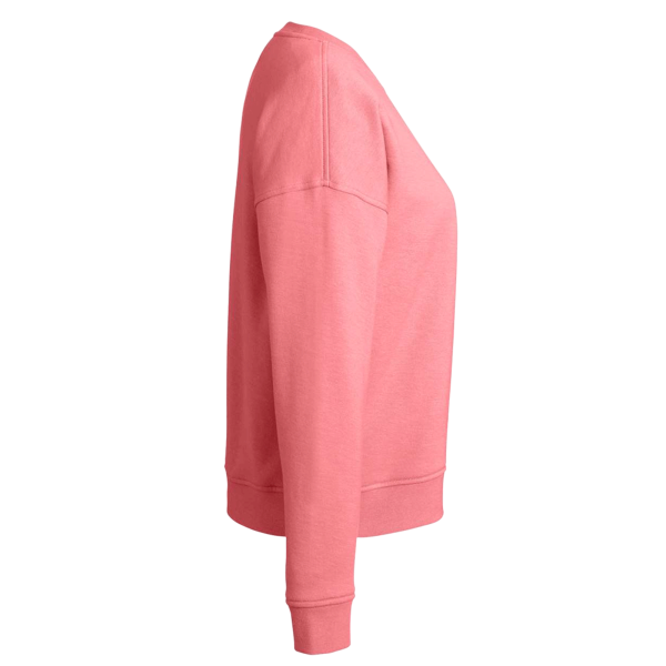 vineyard vines Women's Garment-Dyed Crewneck Sweatshirt, Jetty Red, Right Sleeve view