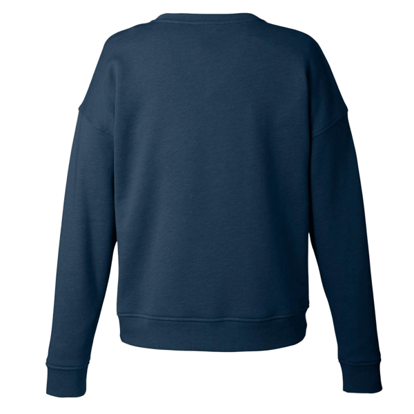 vineyard vines Women's Garment-Dyed Crewneck Sweatshirt, Vineyard Navy, Back view